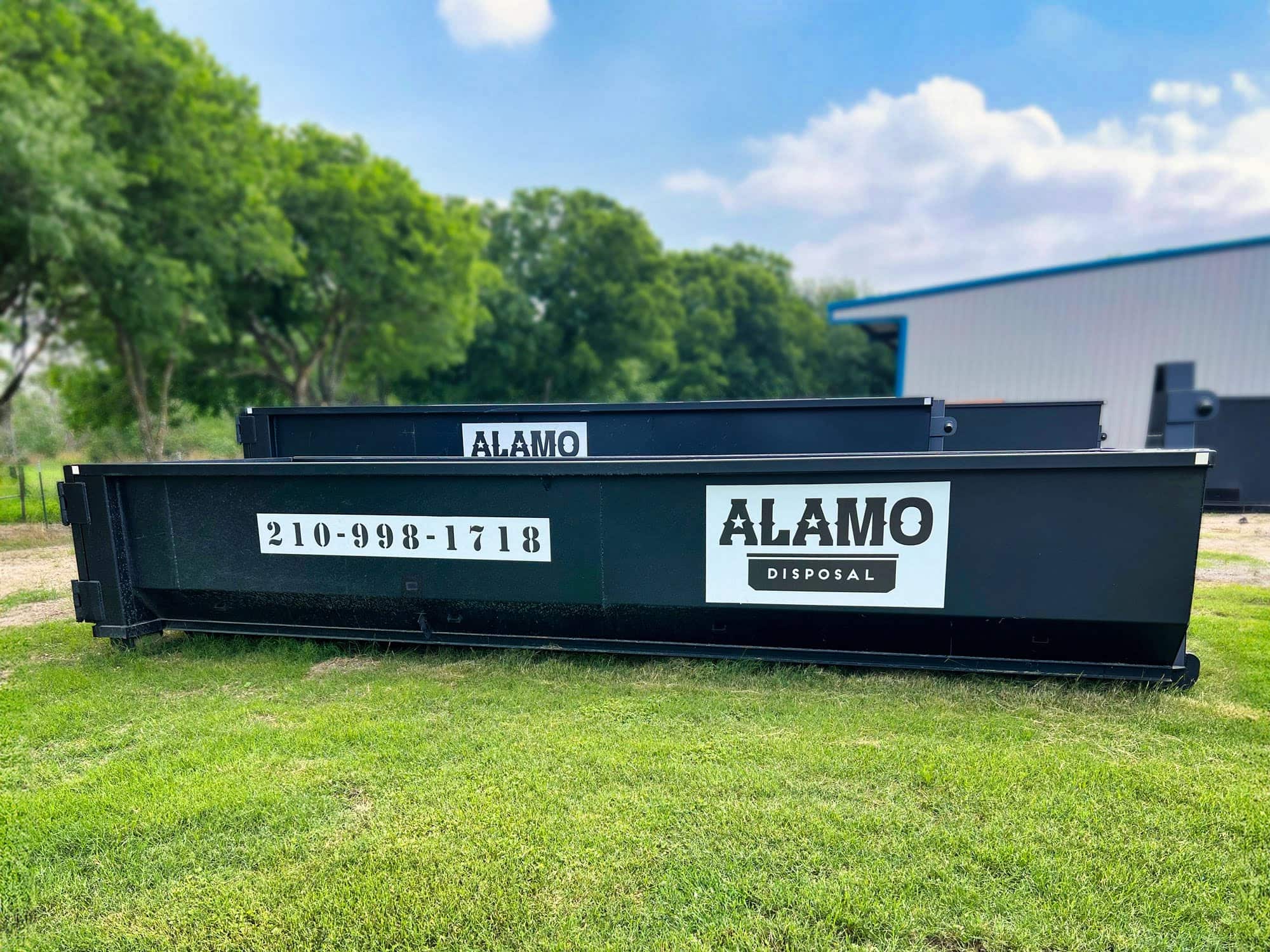 Alamo Disposal roll-off dumpsters in San Antonio